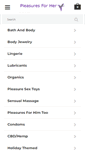 Mobile Screenshot of pleasuresforher.com